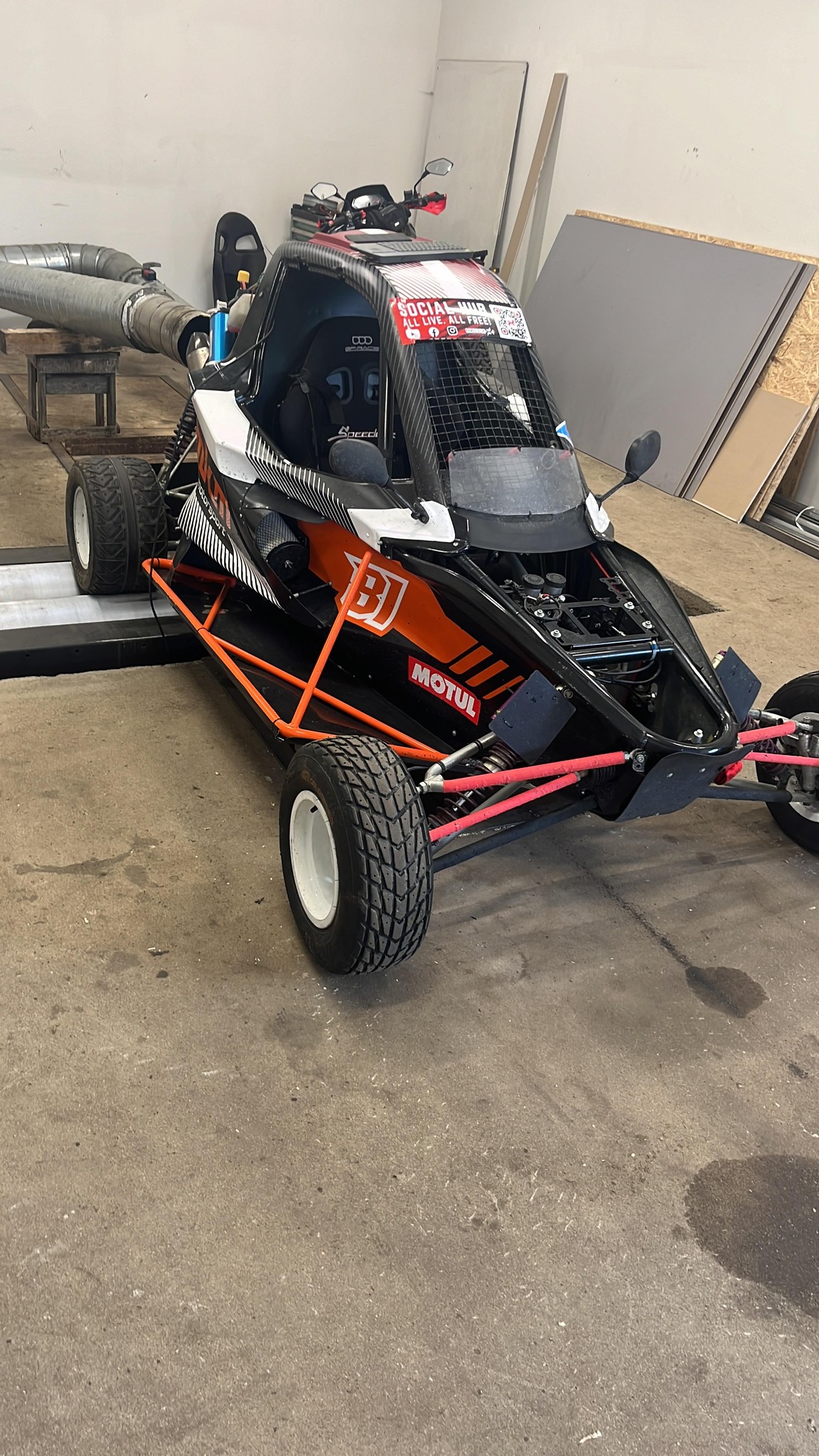 Crosskart on the dyno